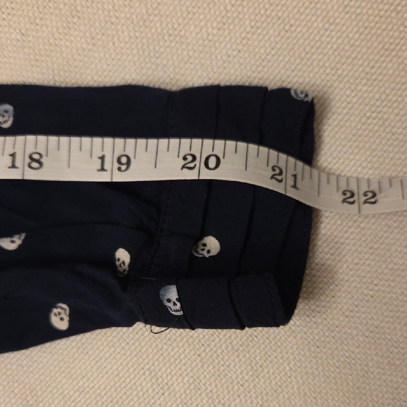 Navy Polka Dot Women's Blouse - Picture 10 of 12